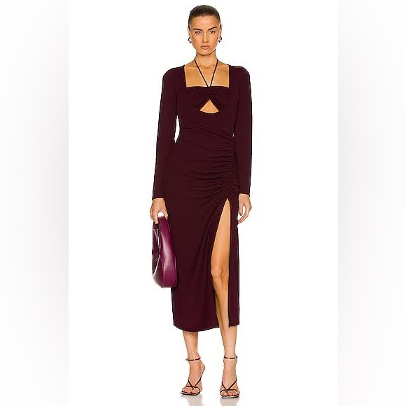 Nicholas Nadia Dress in Plum - Picture 2 of 5